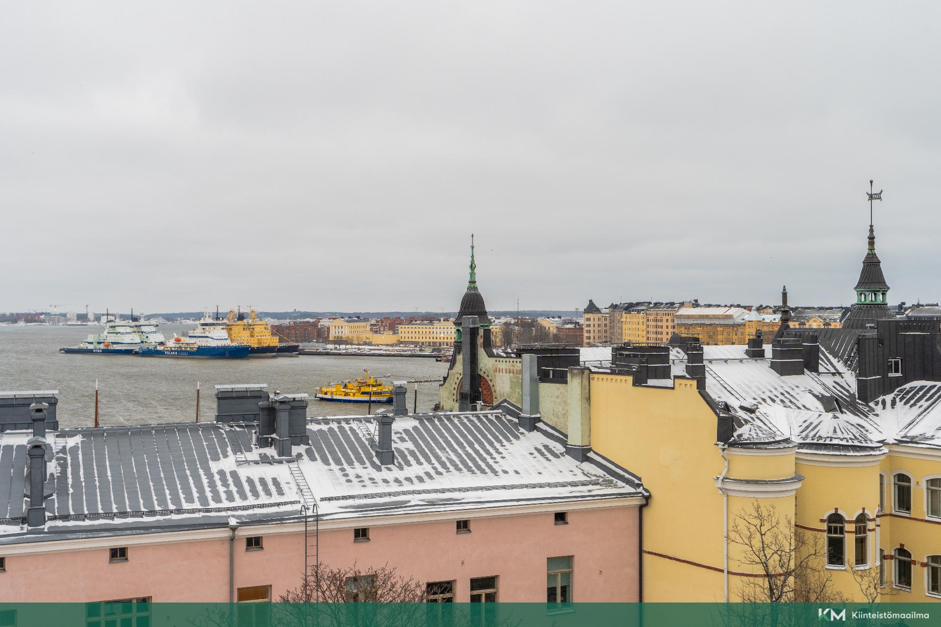 Näkymää Kajanokalle