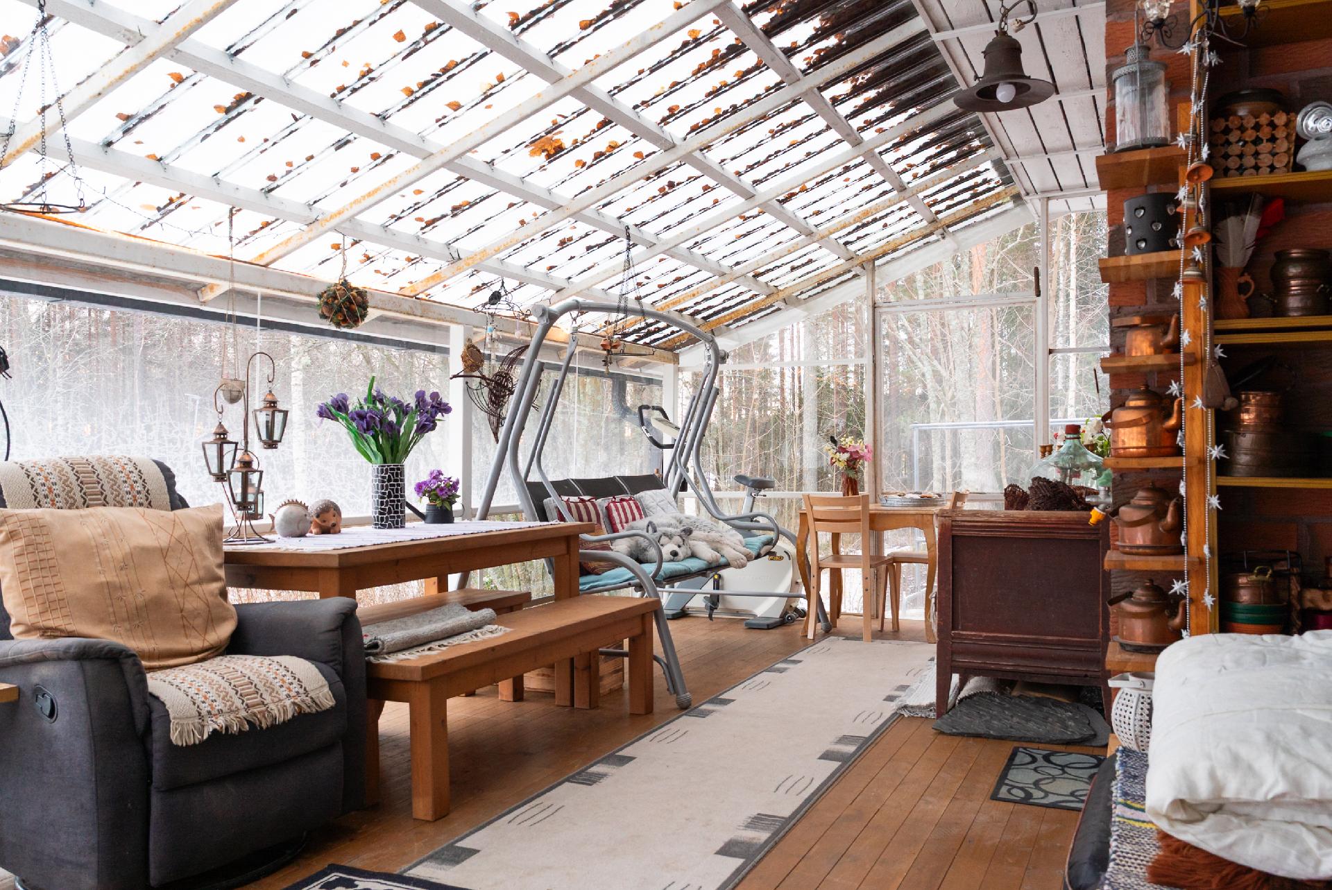 lasitettu valokatettu terassi