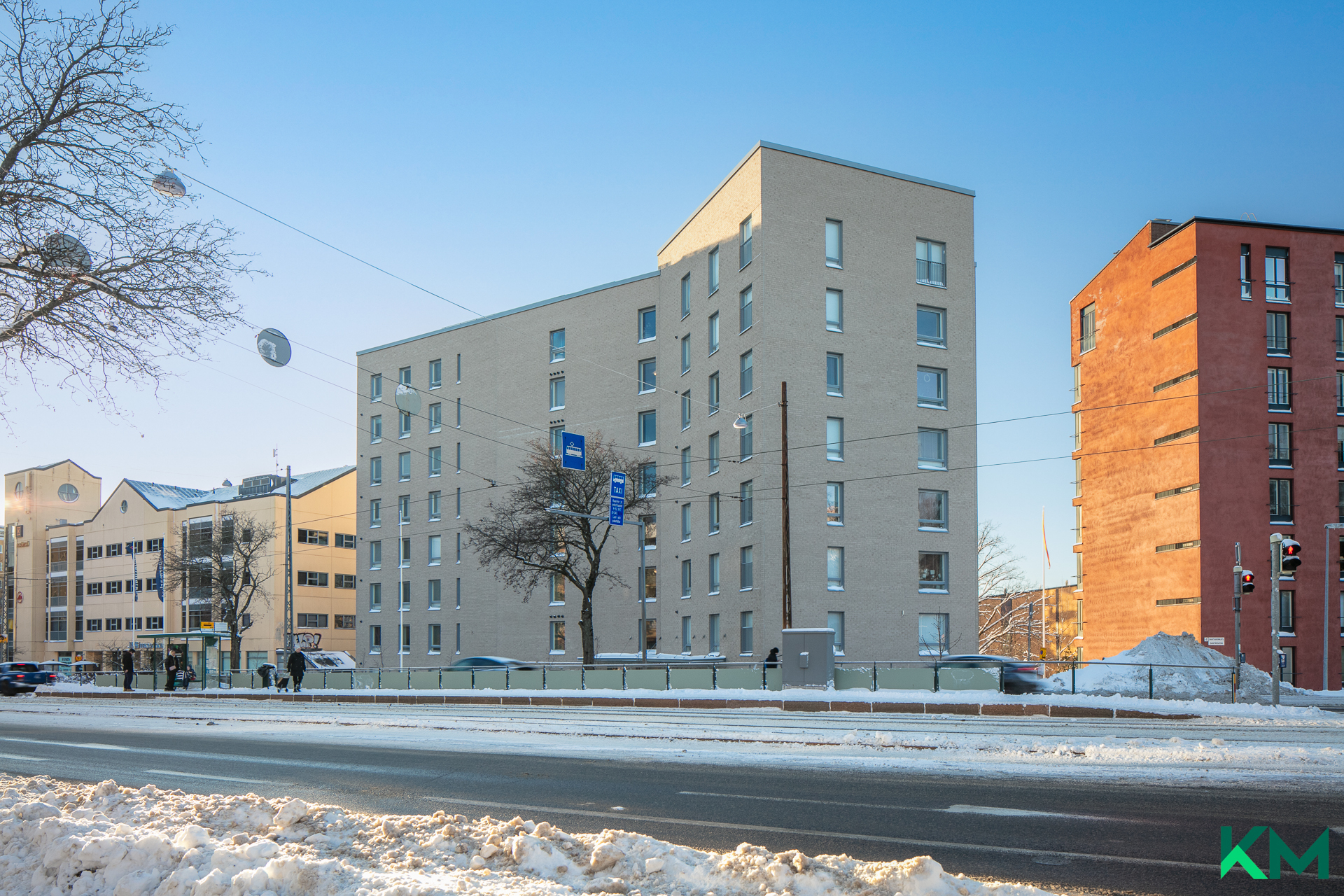 Mannerheimintien julkisivu