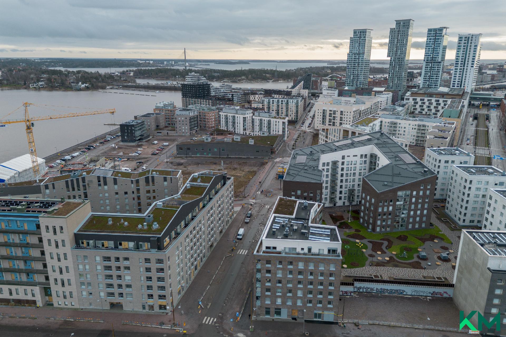 Kehittyvä Verkkosaari ja Kalasataman alue