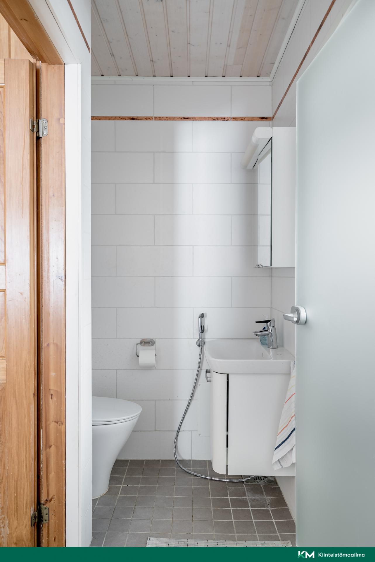 Wc tila kylpyhuoneessa