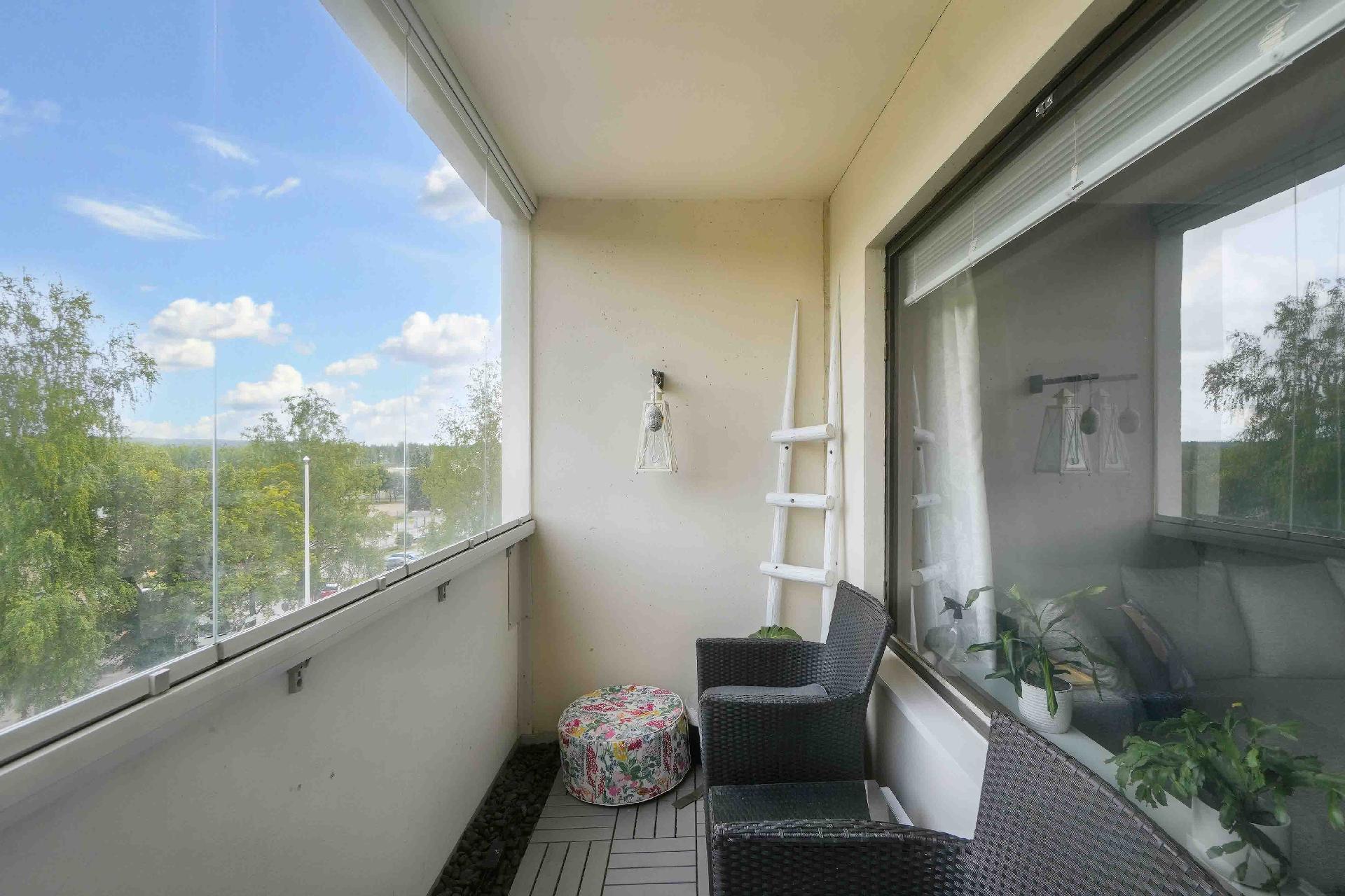 Lasitettu parveke on plussaa!