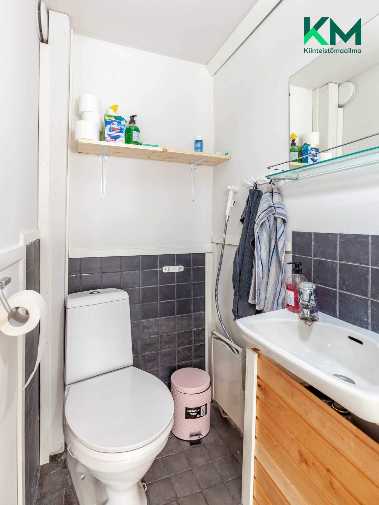 Erillisen wc:n remontti valmistui 2024