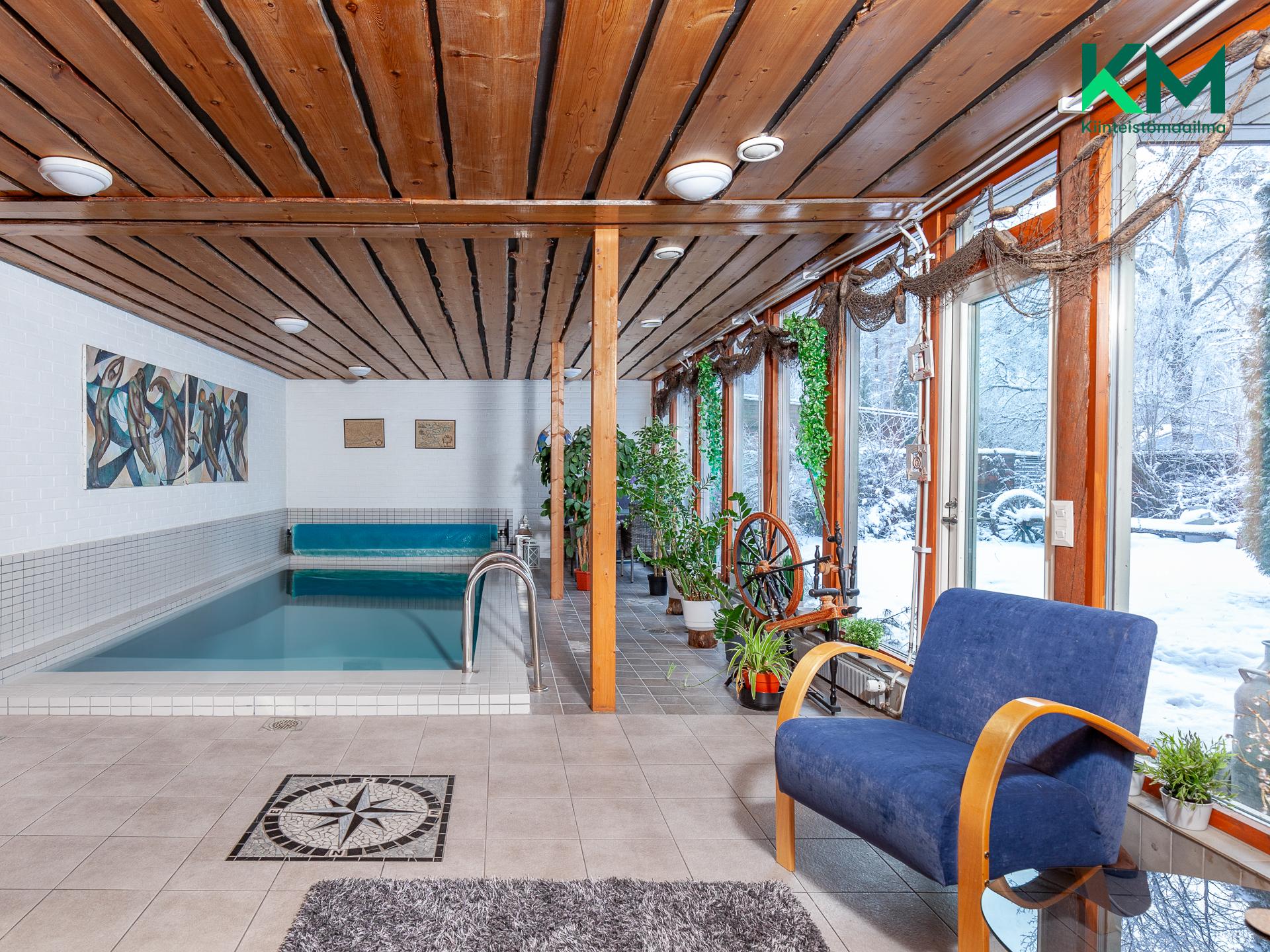 Uima-allas on käyttökunnossa ja mm. laitteisto on huollettu säännöllisesti. 