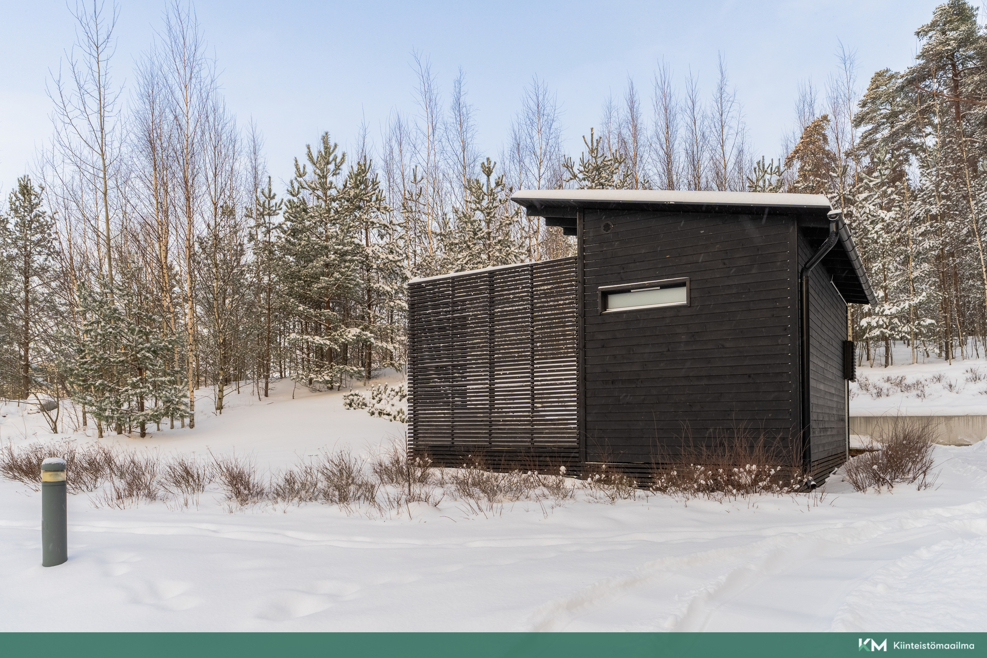 Tunnelmallinen pihasauna
