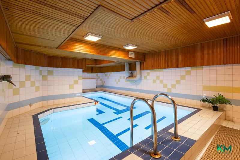 Sauna- ja uima-allasosasto (asukkaiden käytettävissä saneerauksen valmistuttua)