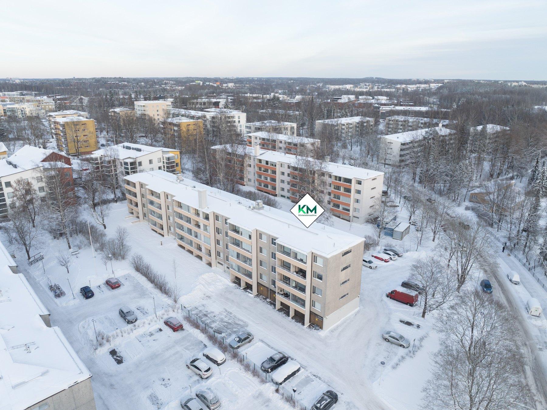 Ilmakuva Vähäntuvantie 5 ympäristöstä