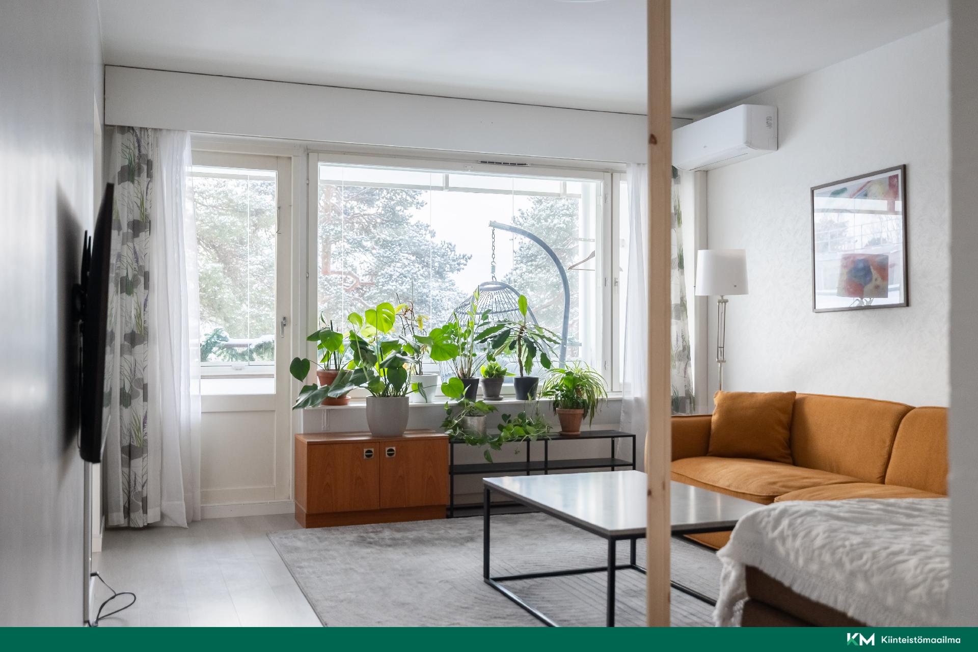 Viilentävä ilmalämpöpumppu tuo helpotusta helteisiin.