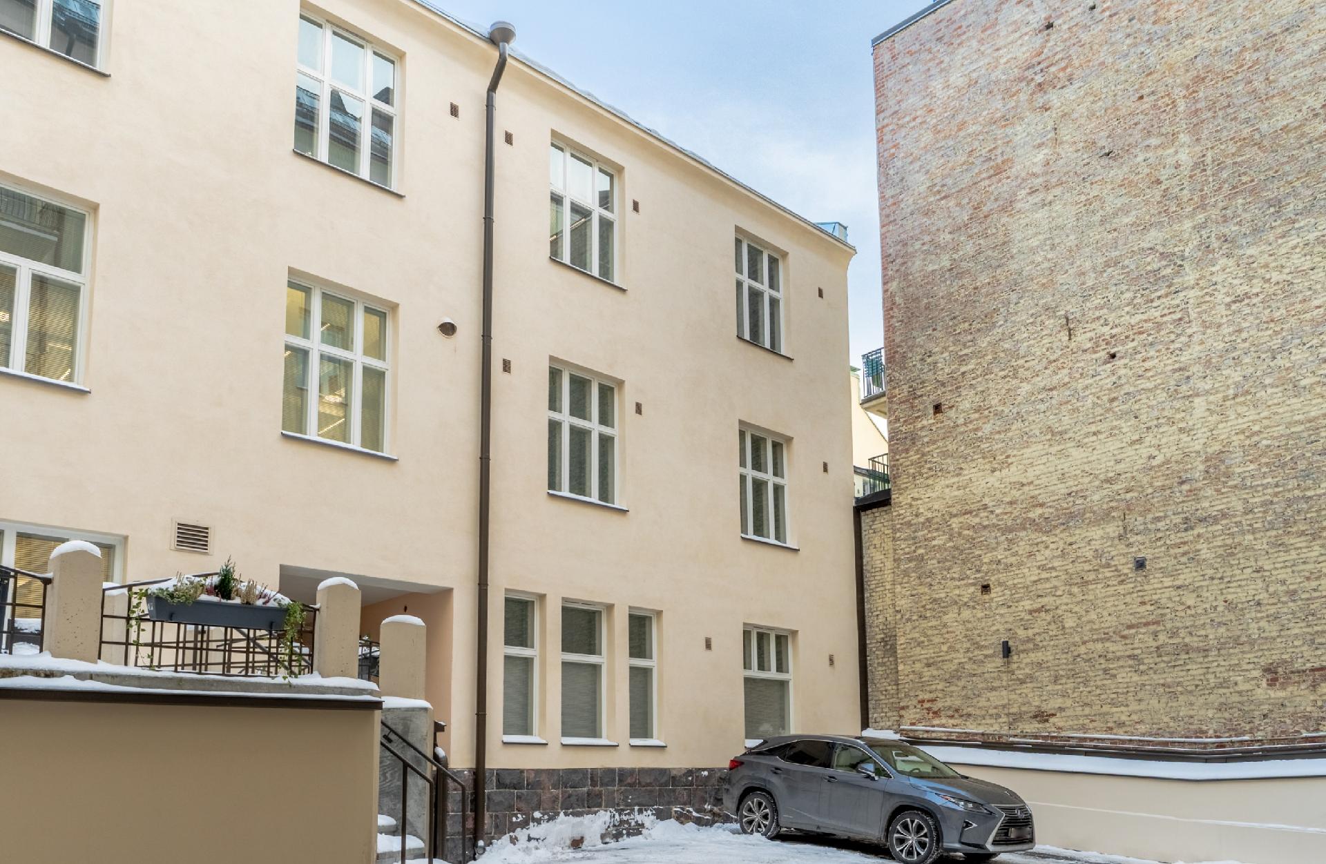 Mariankatu 19 sisäpiha.