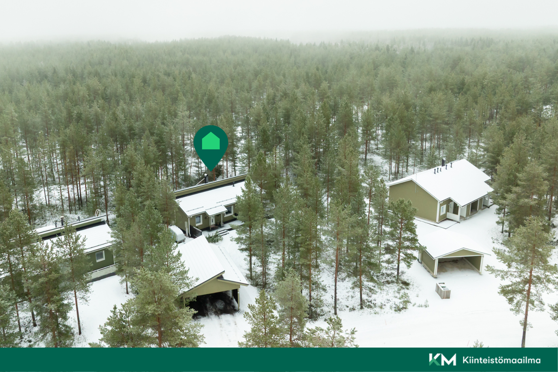 Sijainti rauhallisella alueella