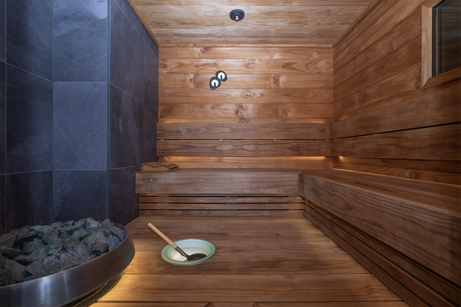 tunnelmallinen sauna