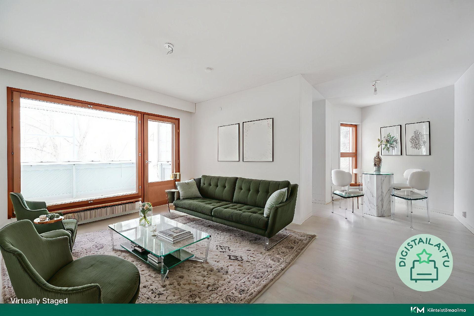 Olohuone ja ruokailutila