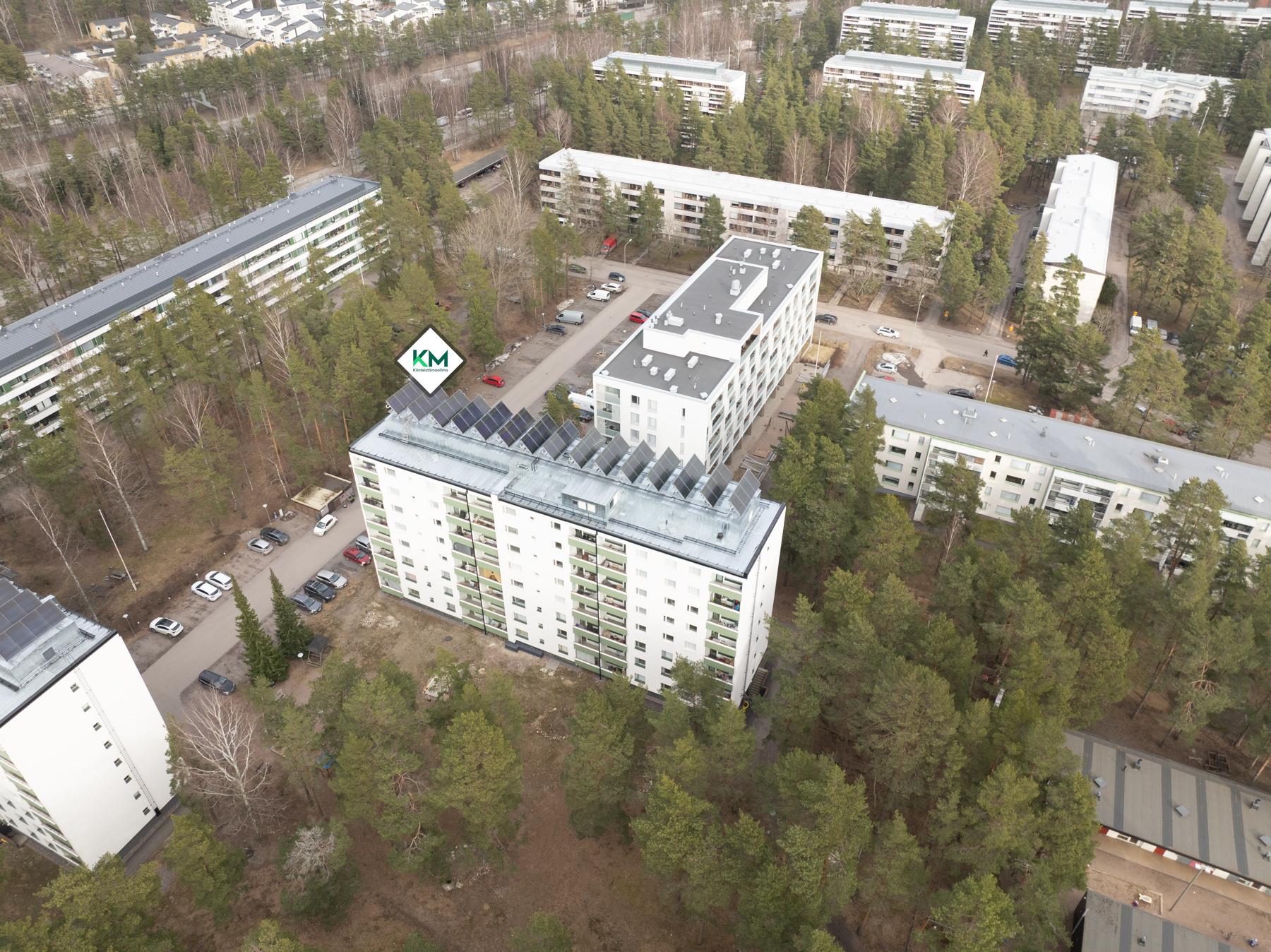 Ilmakuva Tuulimyllyntie 3:n lähialueesta