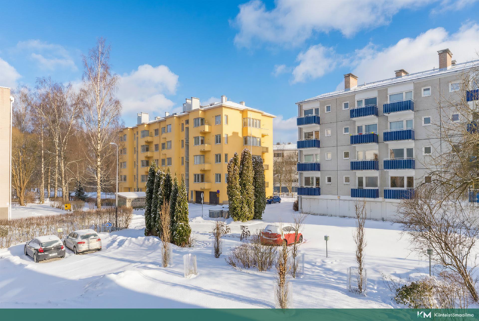 Kaunis parvekenäkymä