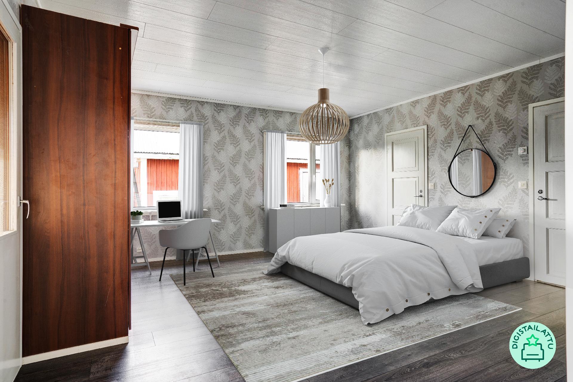 Makuuhuone digistailattuna