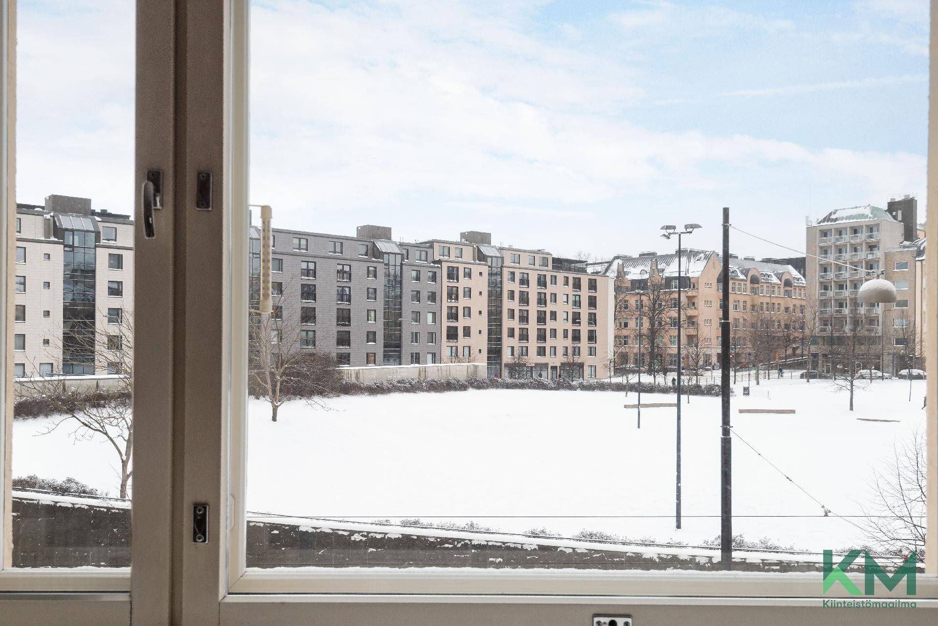 Avoimet näkymät makuuhuoneesta