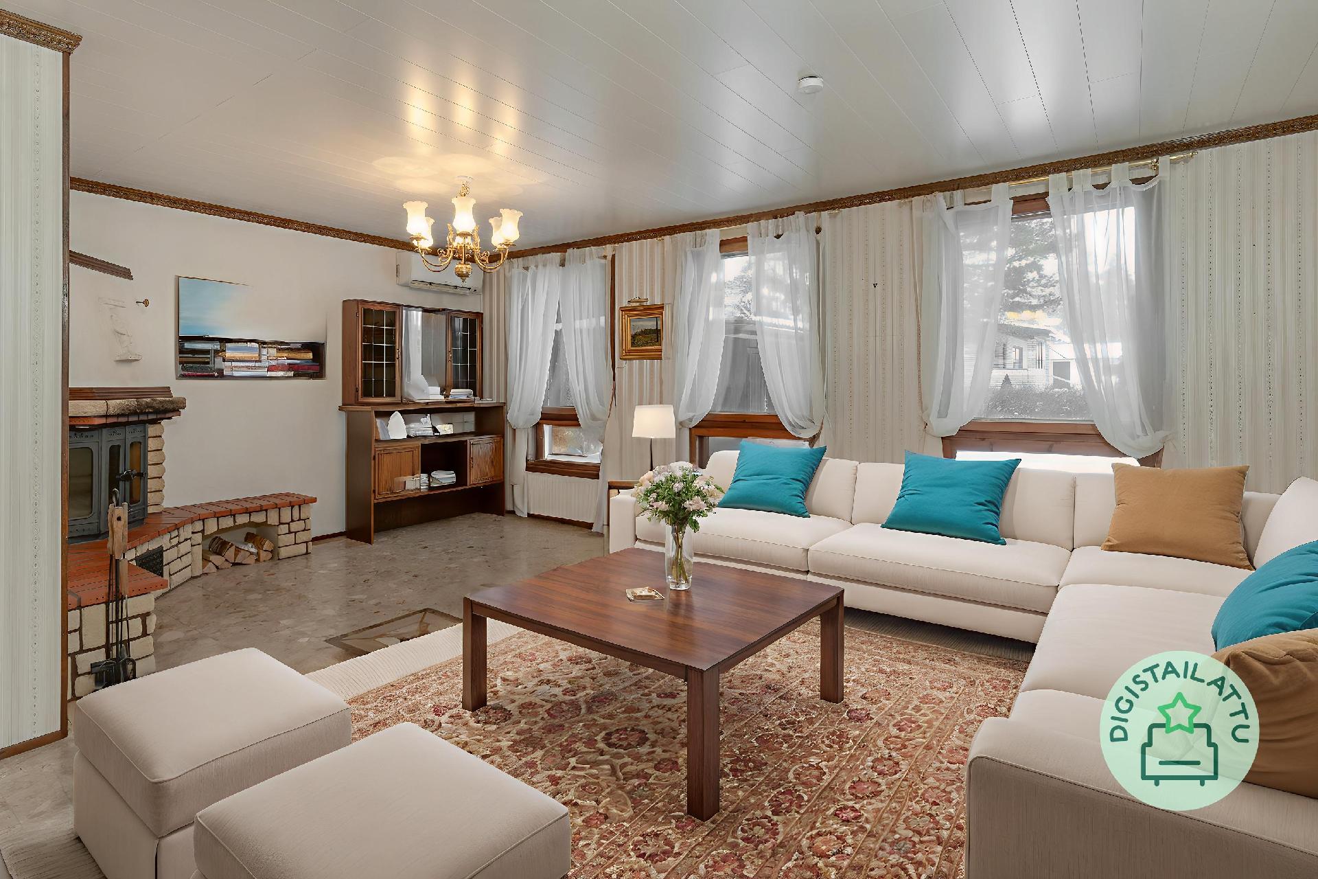 Iso takkahuone sopii moneen käyttöön