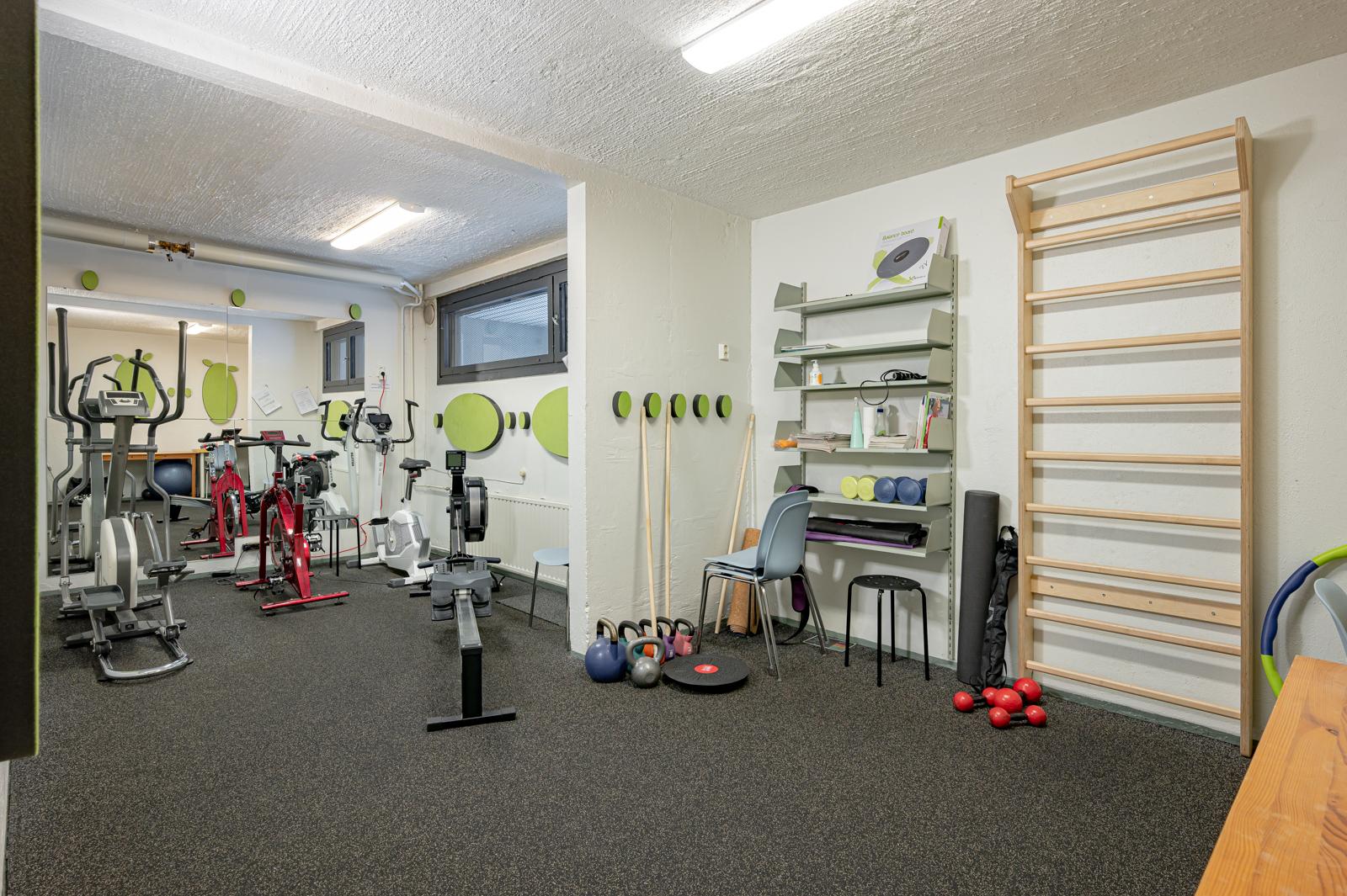 Yhtiöllä kuntohuone