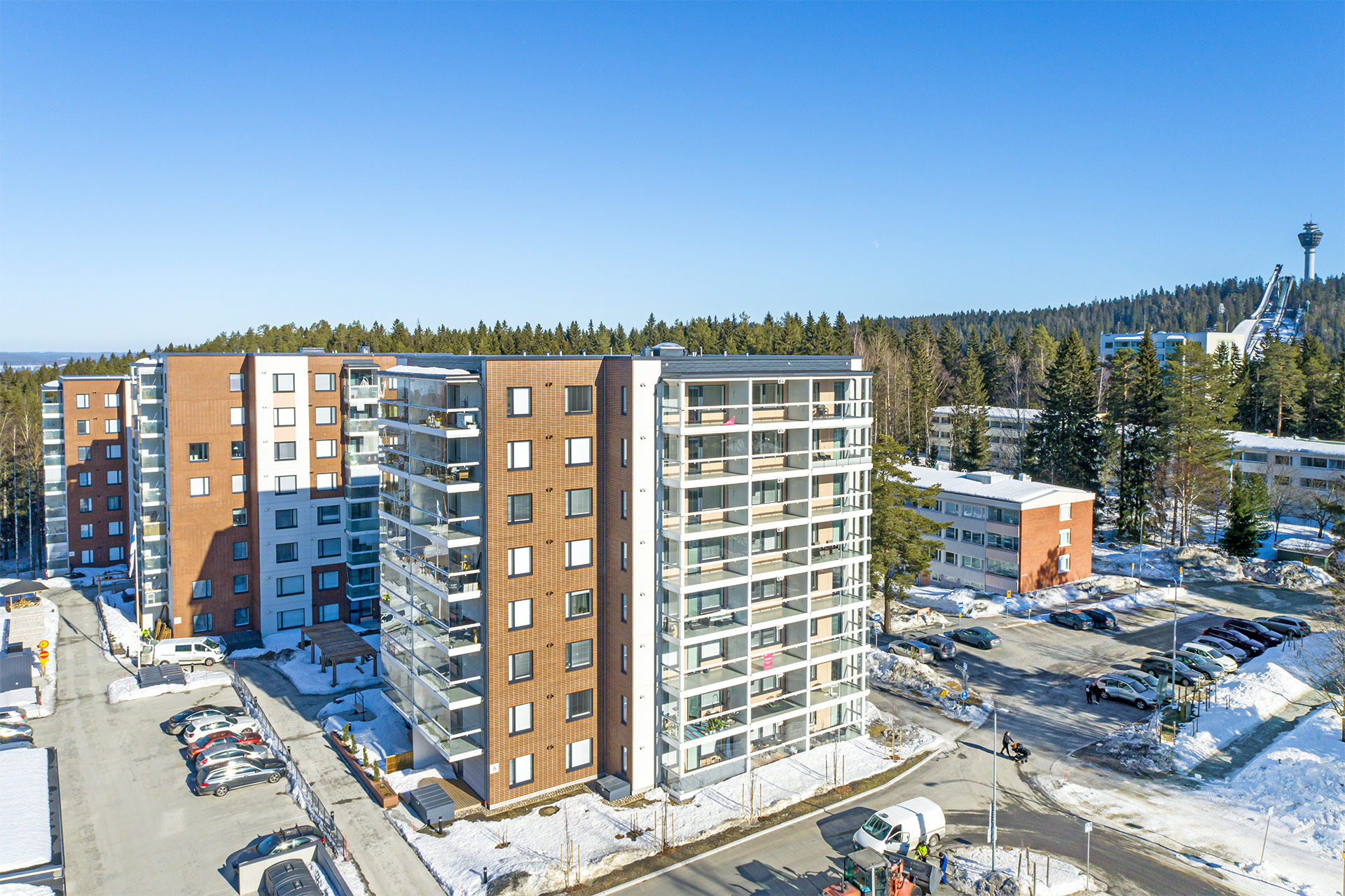 Loistava sijainti Puijonlaaksossa.