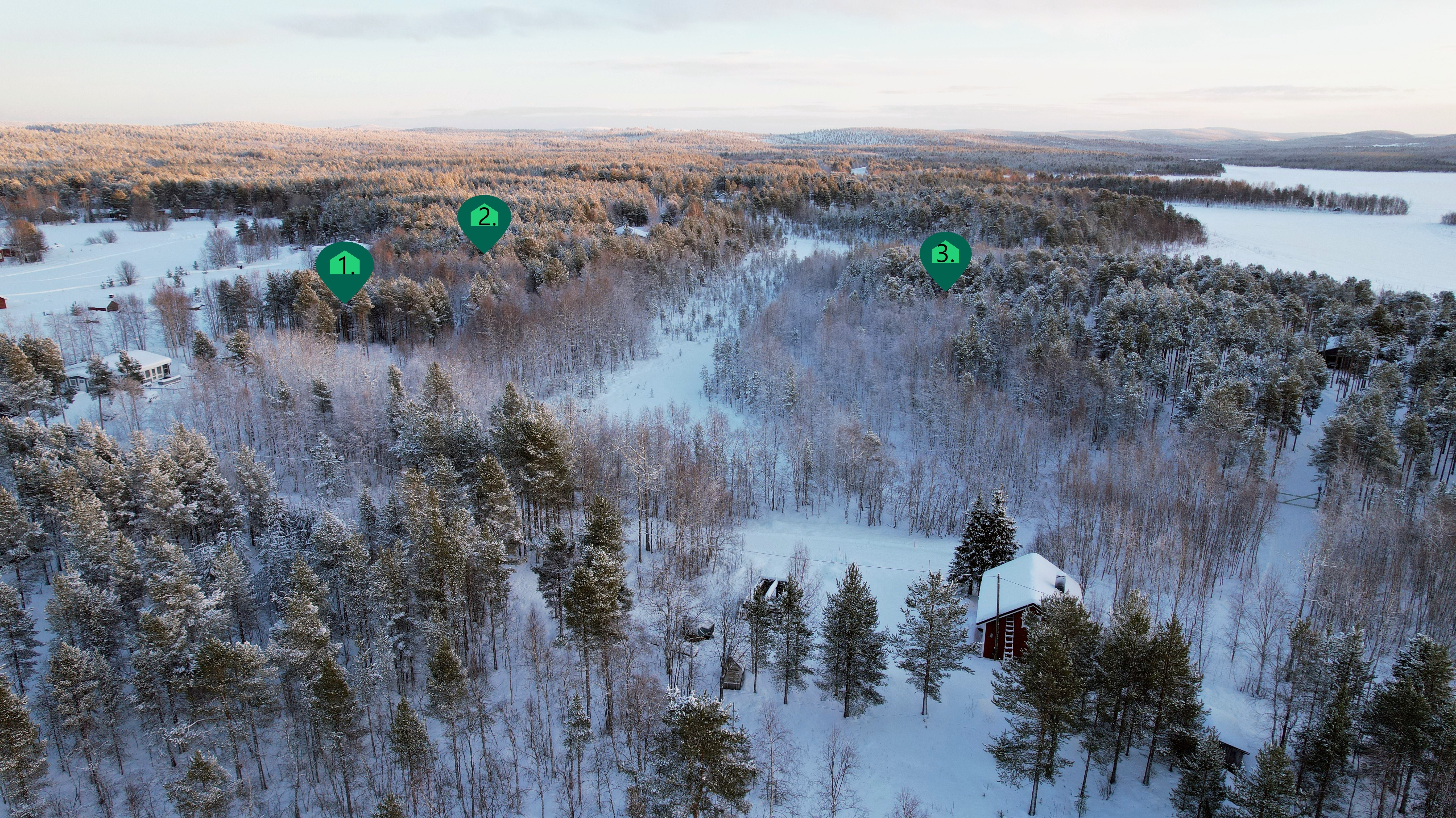 Tontit 1 ja 2 sekä 3