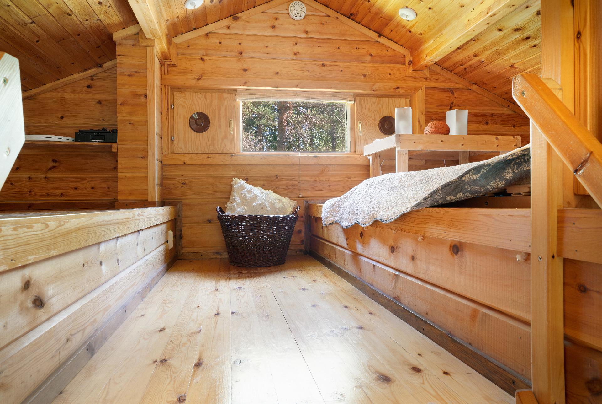 Yläparvella tilaa useammalle yöpyjälle