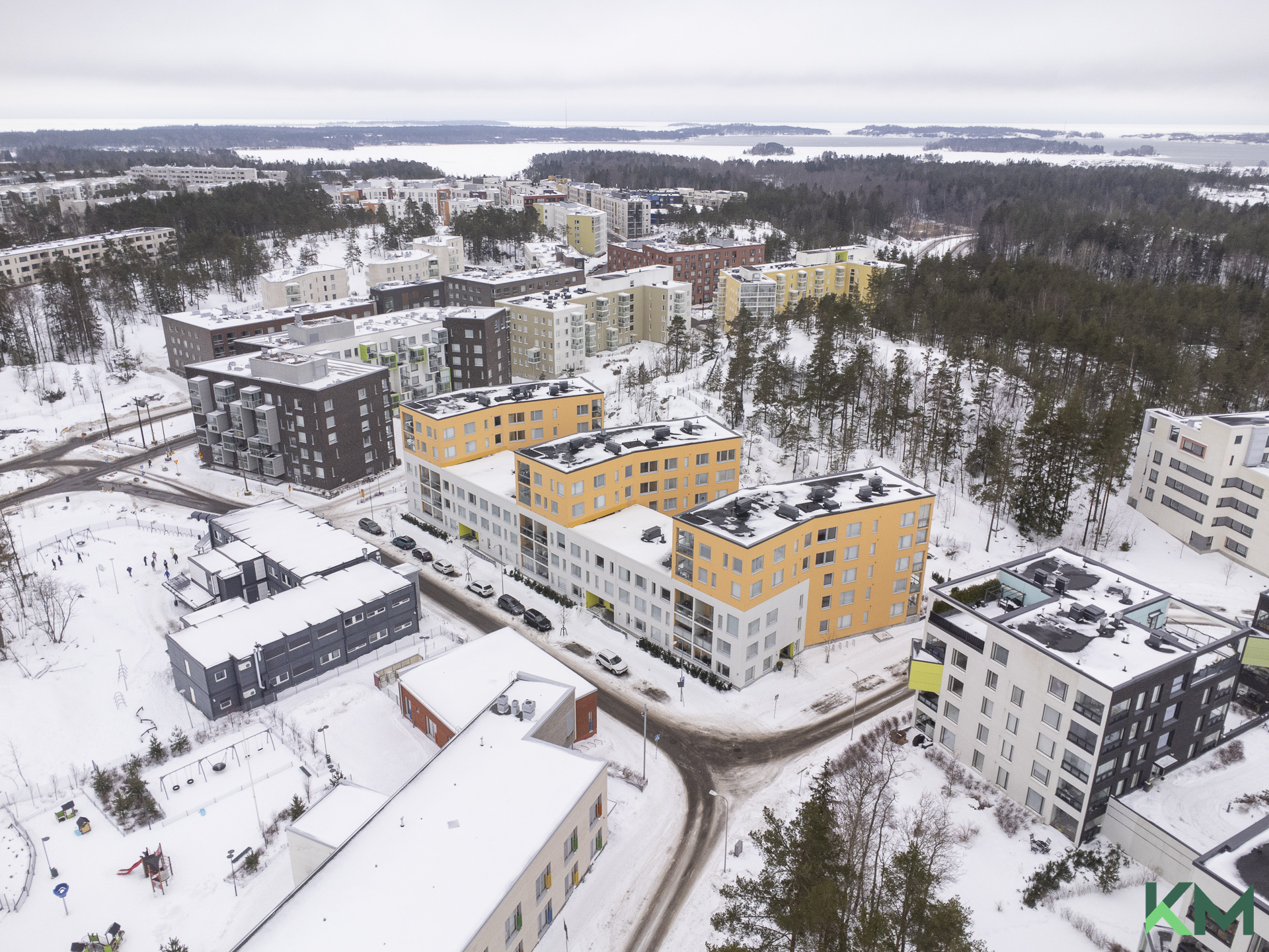 Ilmakuvaa ympäristöstä