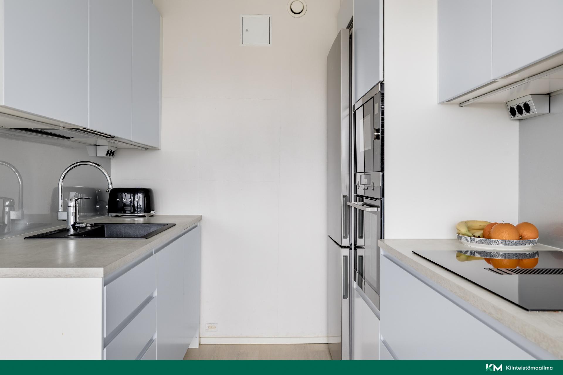 Kaappi- ja laskutila on maksimoitu