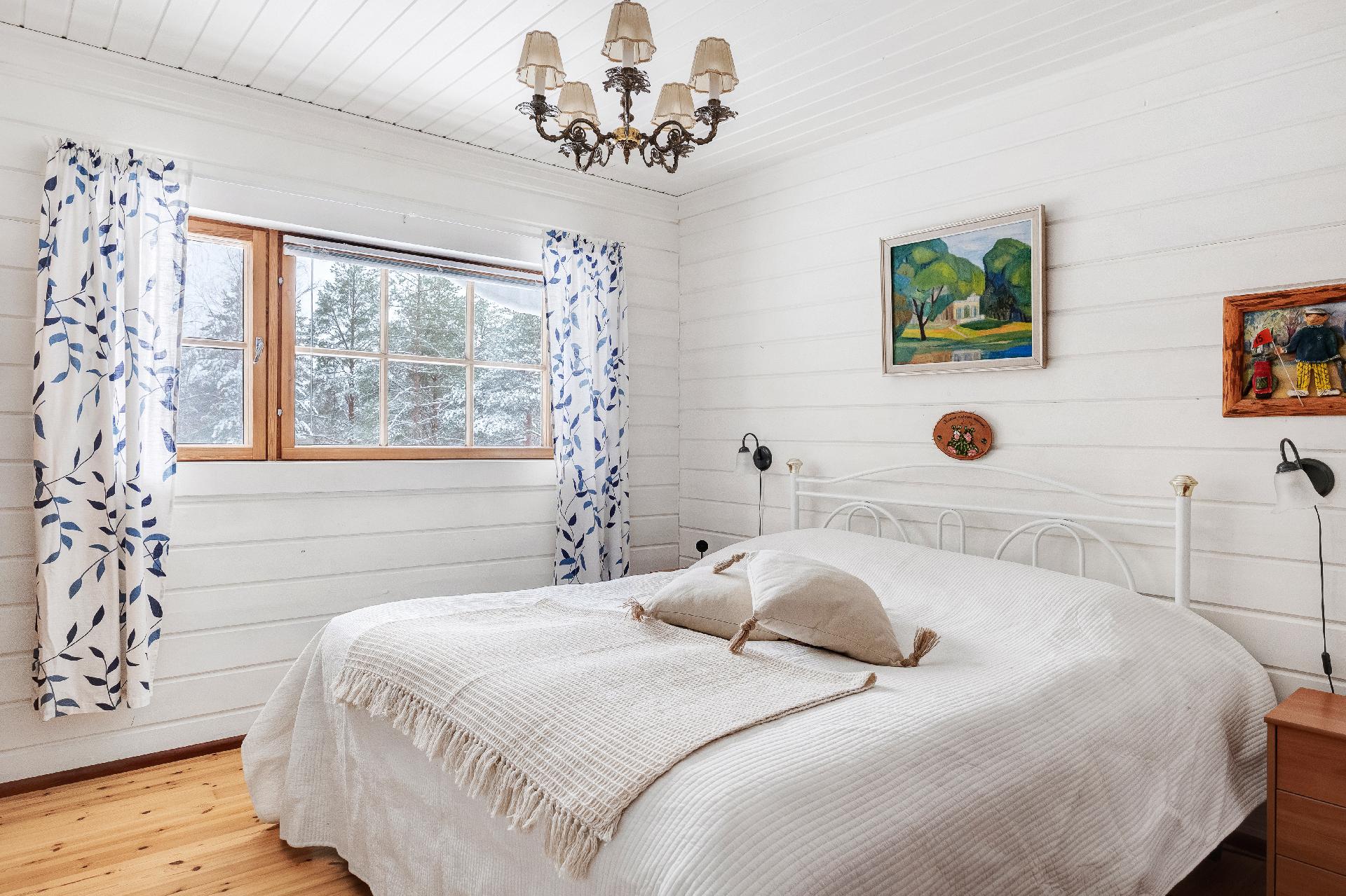 Päämakuuhuone ja sen yhteydessä vaatehuone