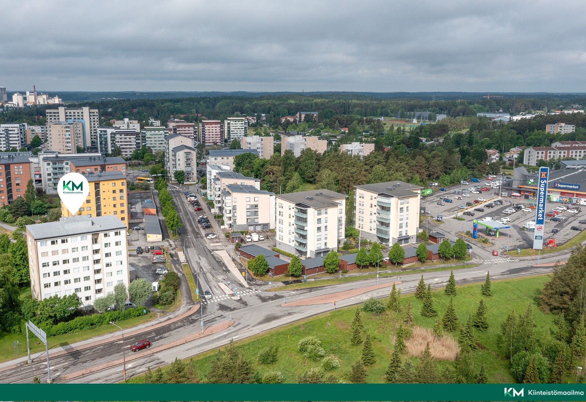 Keonpellonkatu 1b, Keskusta, Raisio