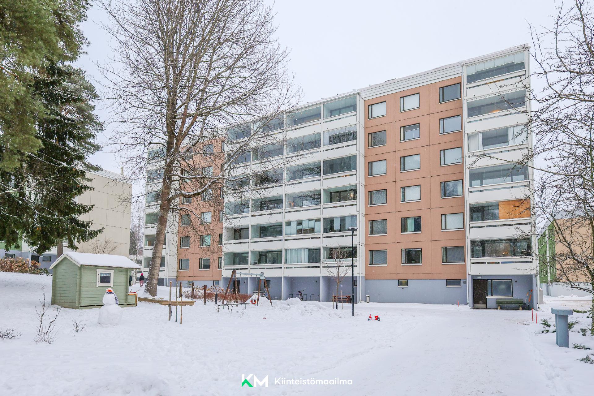 Maria Jotunin tie 6 pihan puolelta