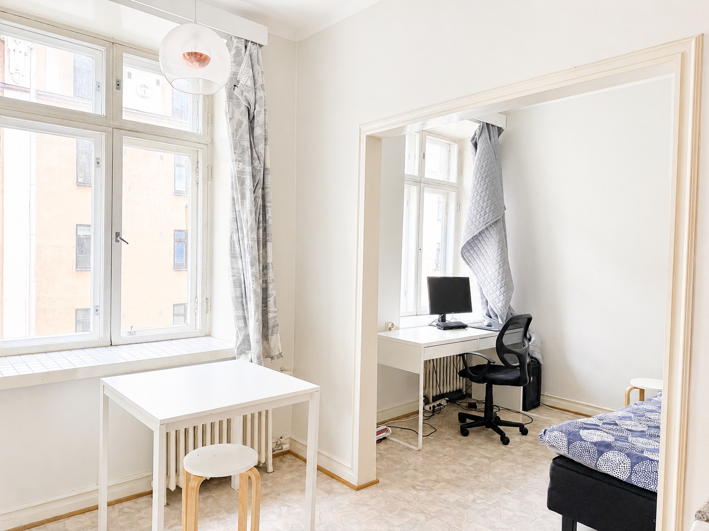 Kuvat yksiön puolelta
