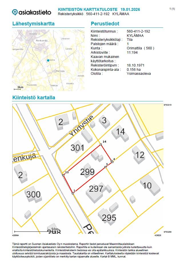 Pennalantie 299, Pennala, Orimattila