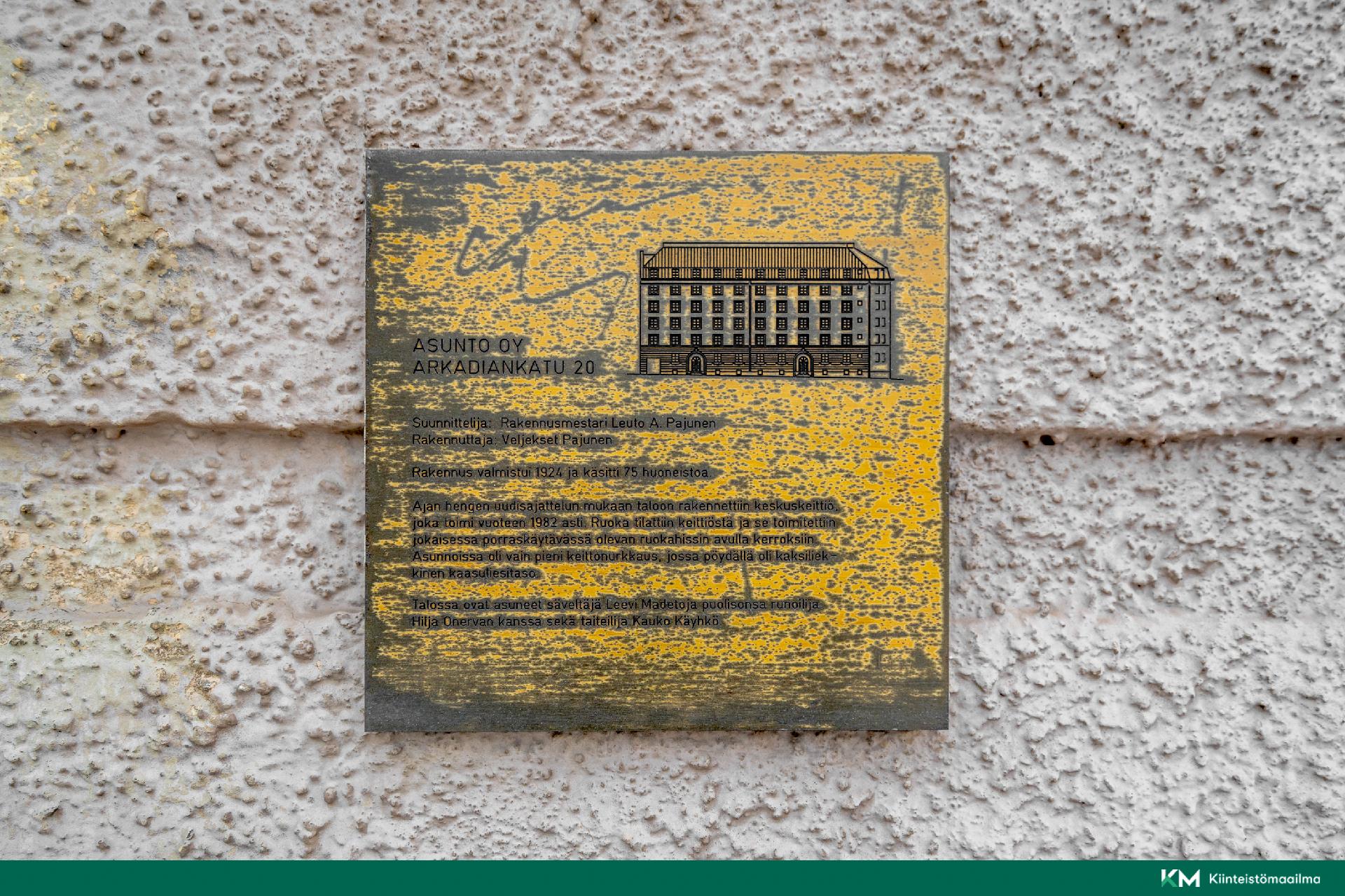 Arkadiankatu 20, Etu-Töölö, Helsinki