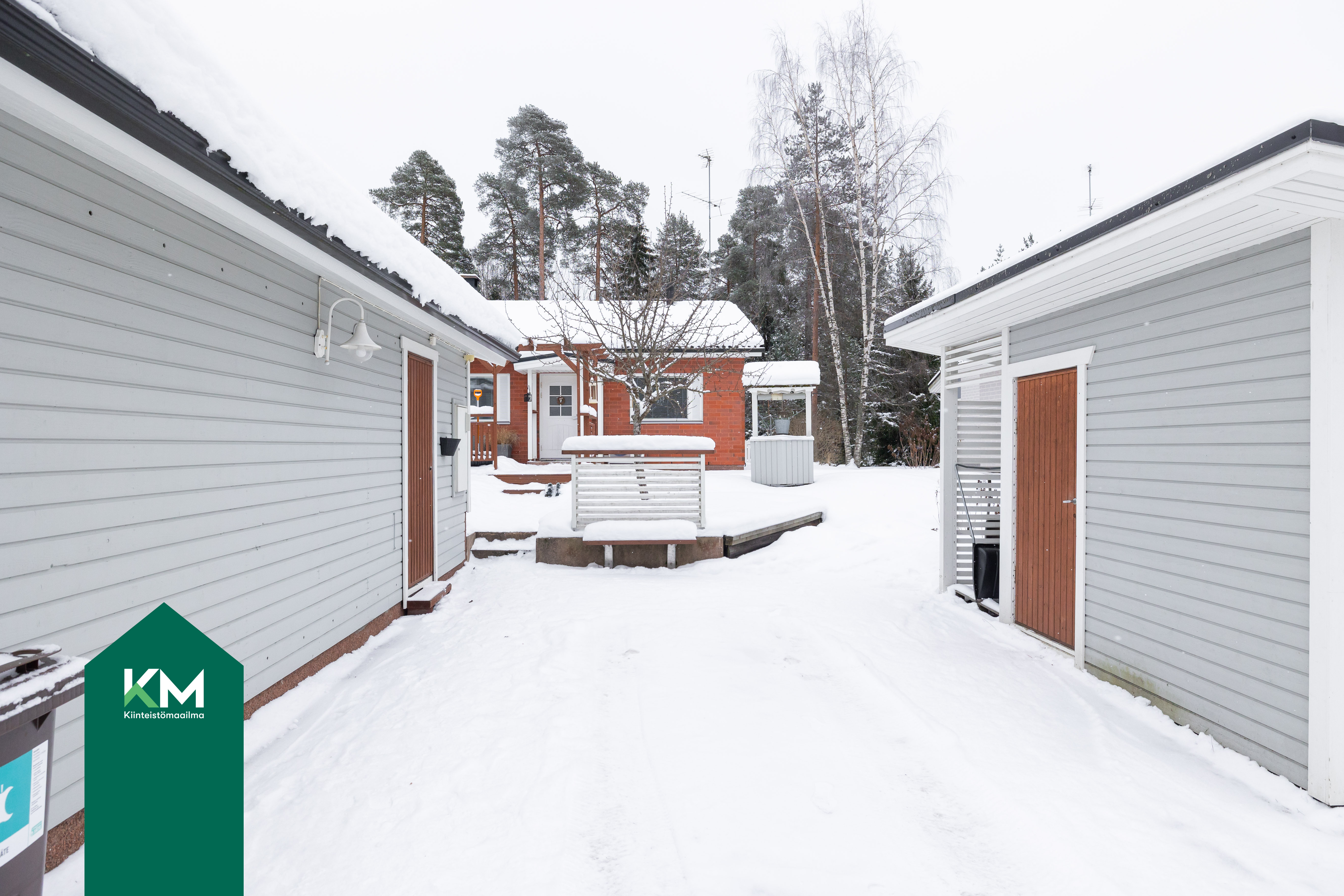 Autotallin yhteydessä on varasto