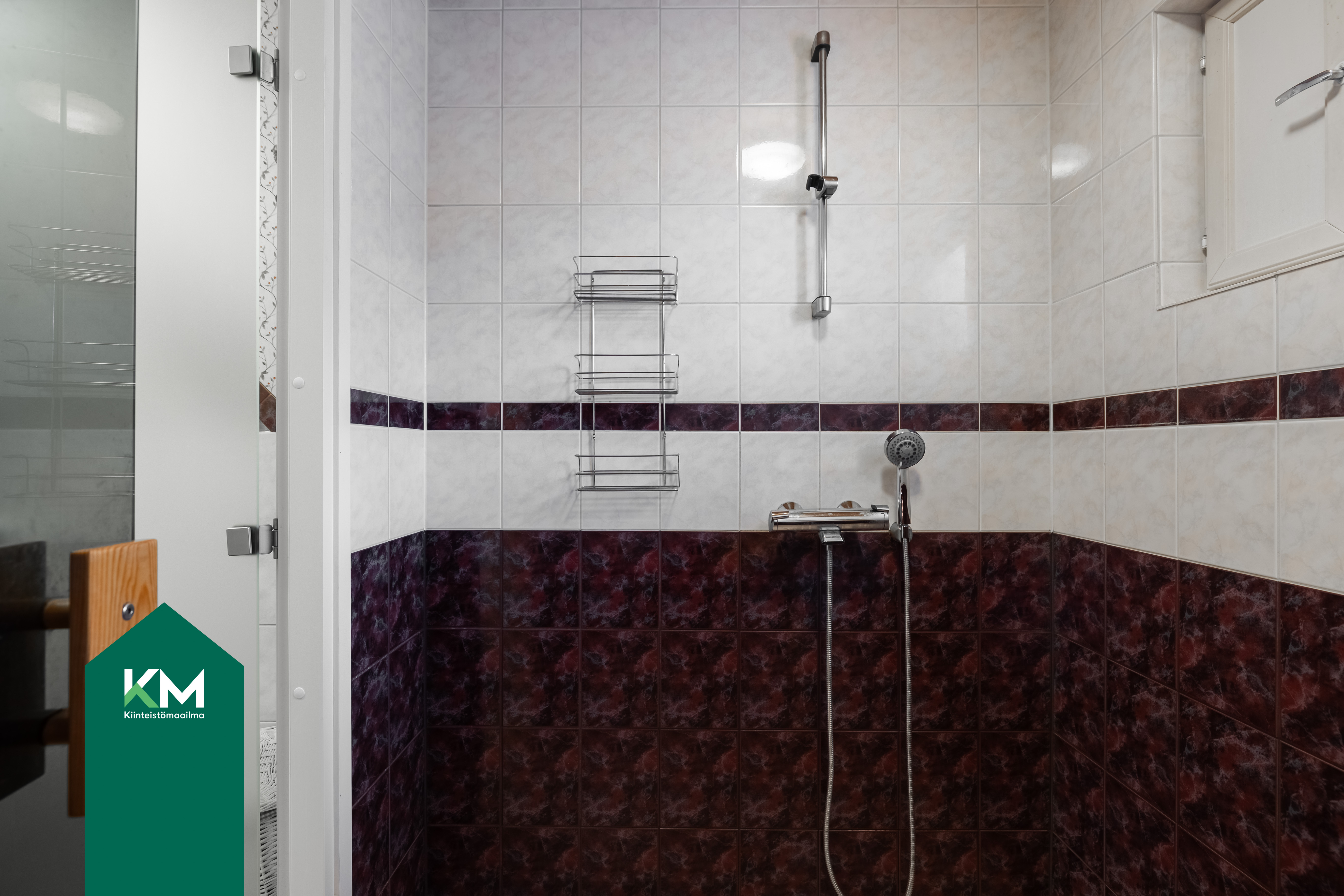 Pesuhuone on siistikuntoinen