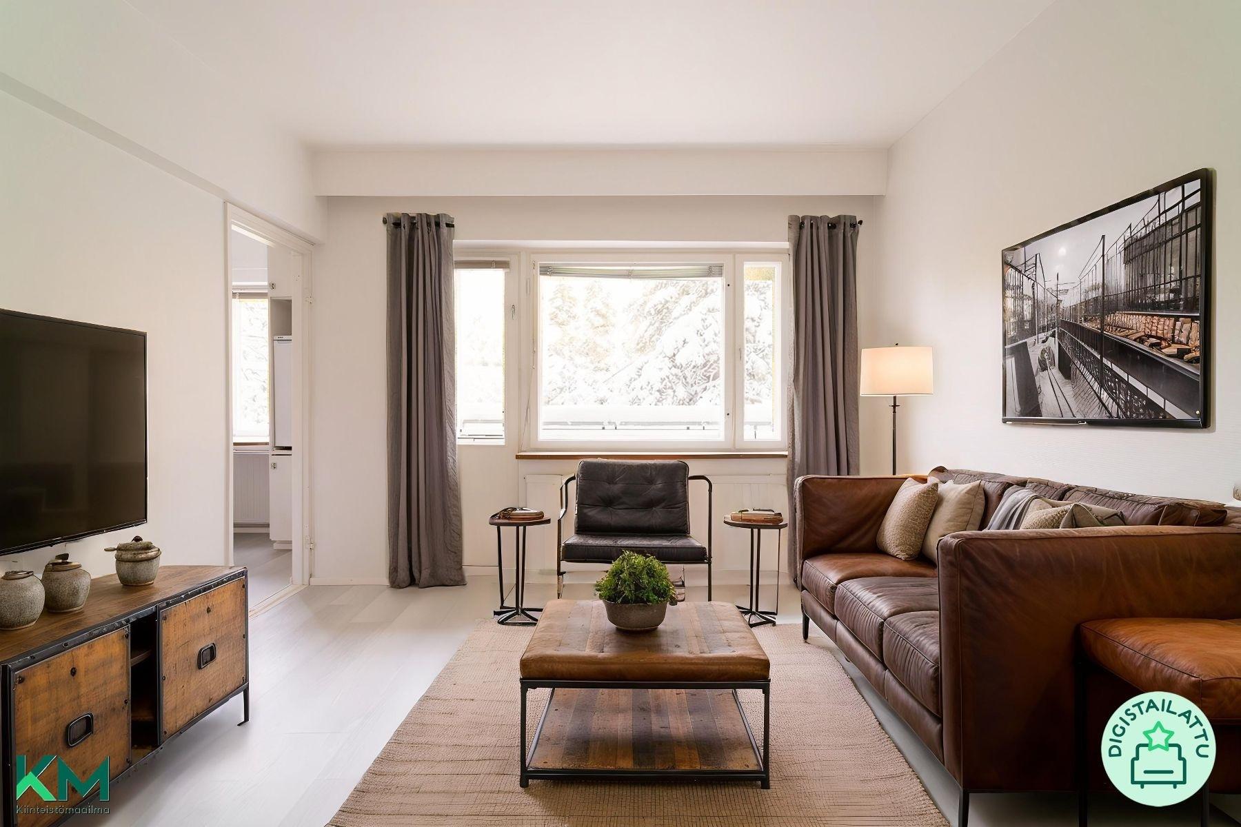 Olohuone Digi-stailattu