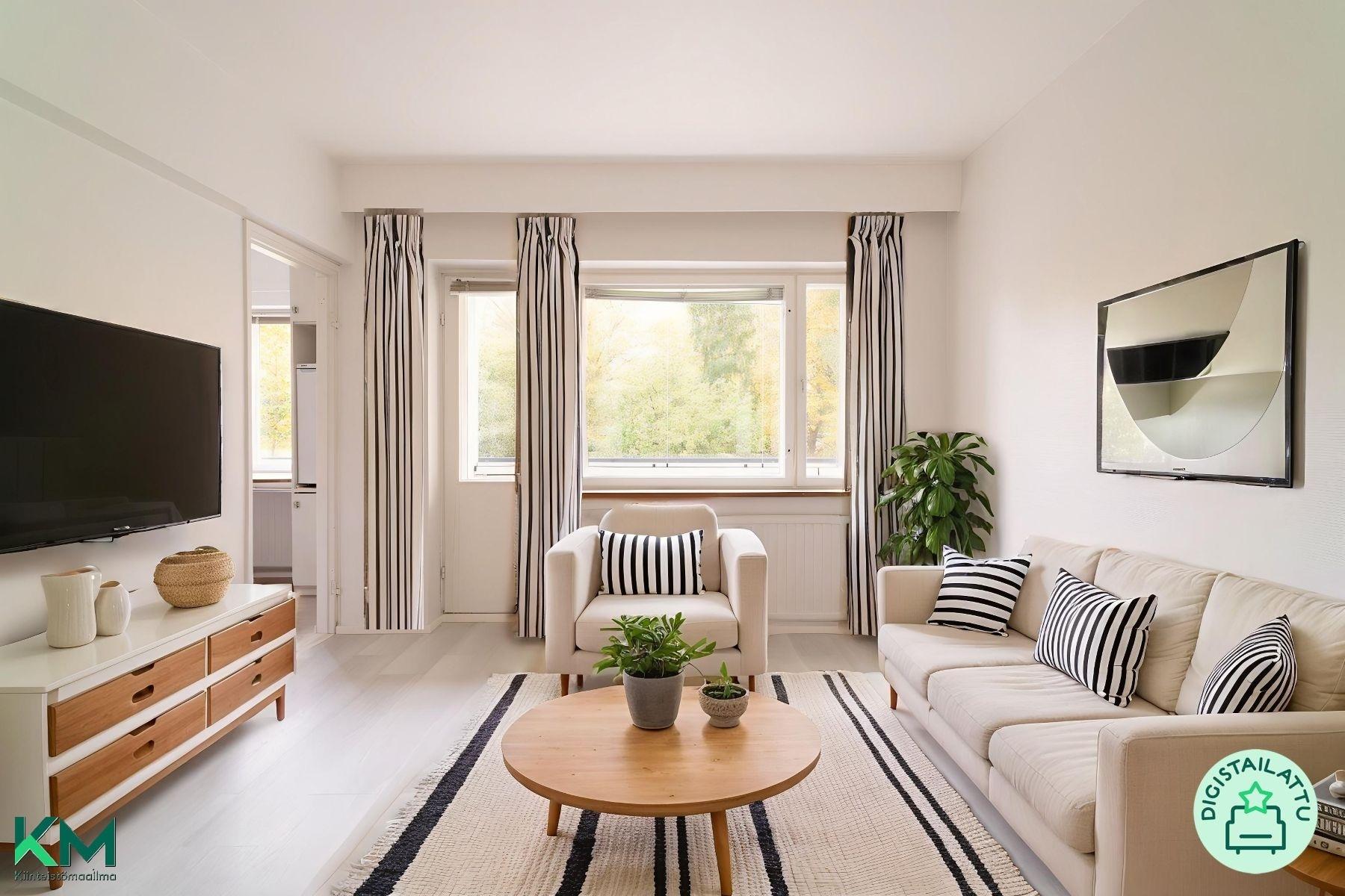 Olohuone Digi-stailattu