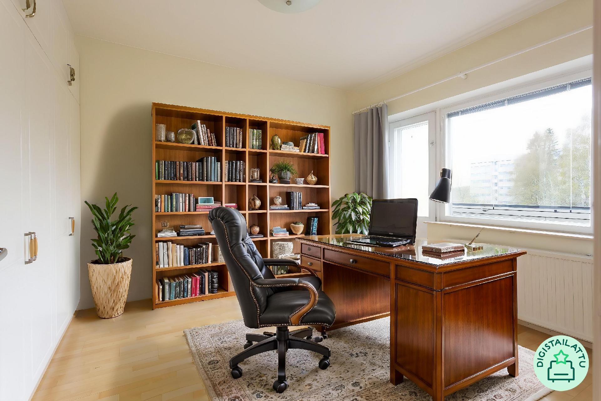 Jos teille riittää yksi Makuuhuone (Mh), niin Mh2 voi käyttää myös työ- tai vierashuoneena