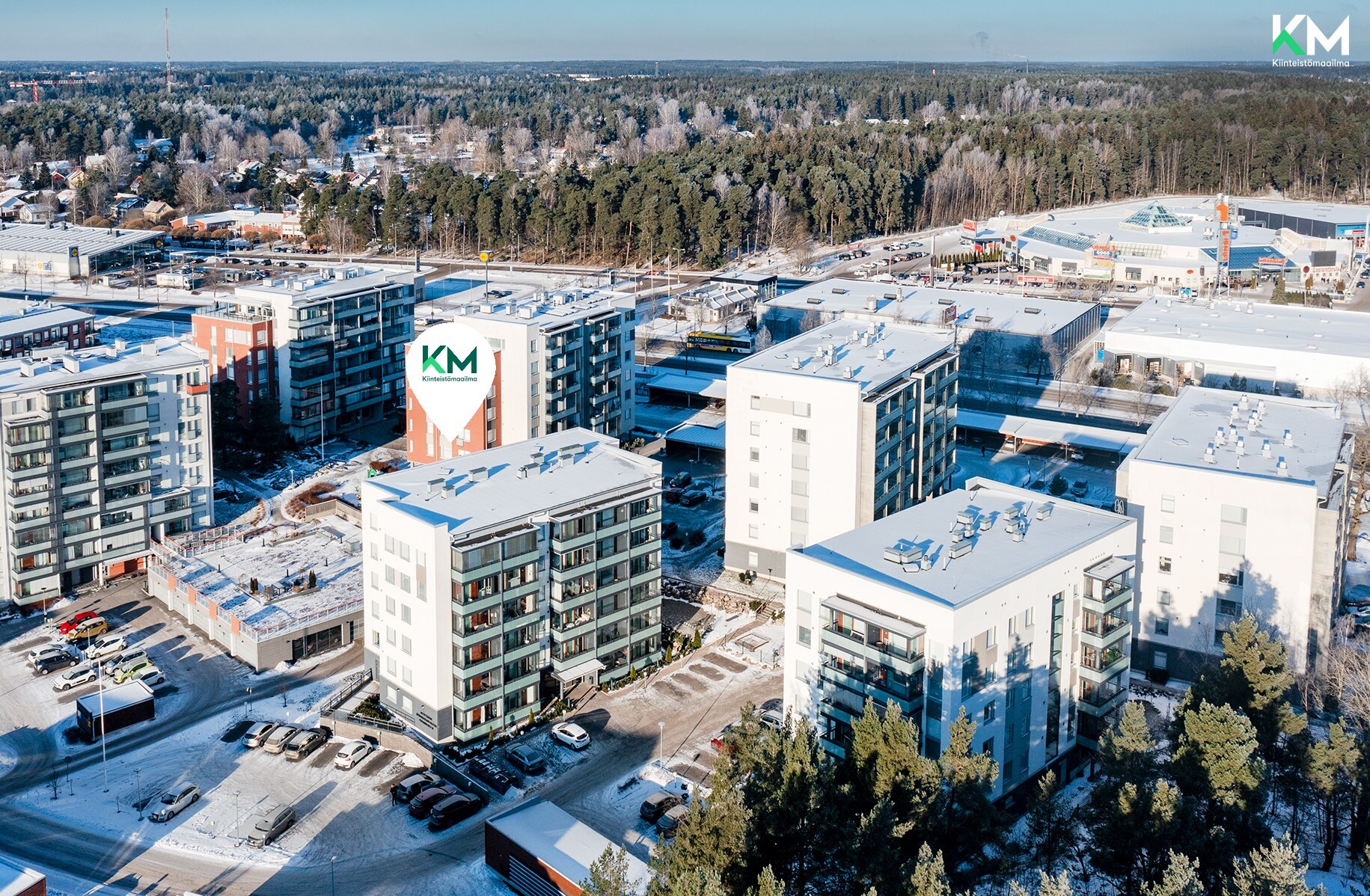 Lenkkeilymaastot lähellä