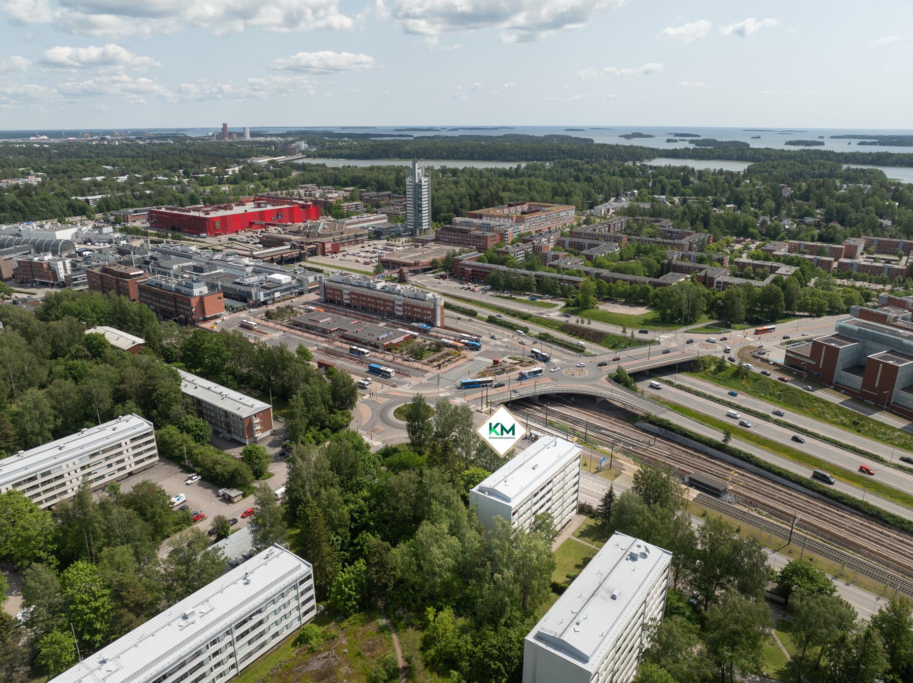 Ilmakuva Raaseporintie 1 lähialueesta - Itis - Easton