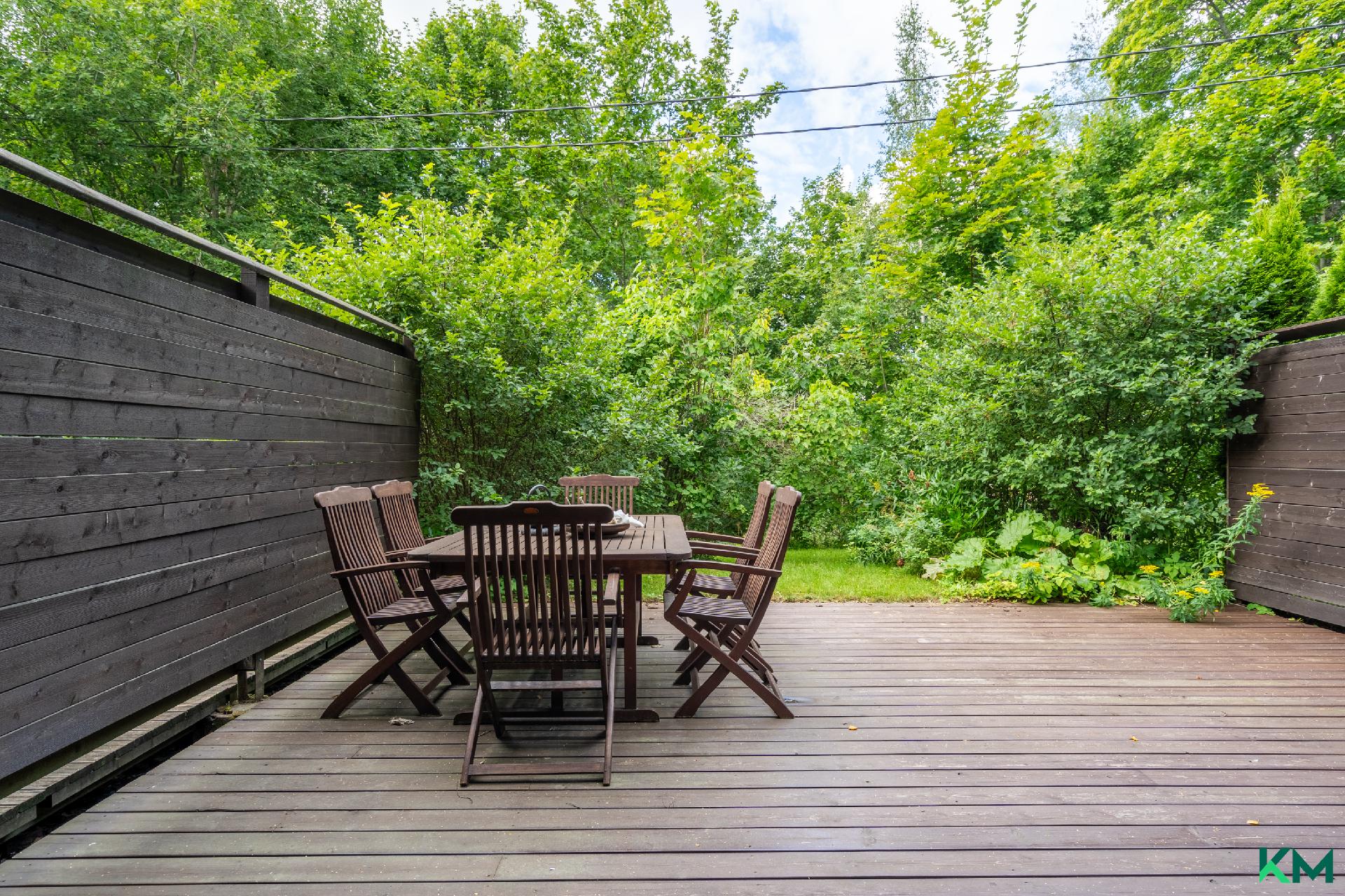 Terassi on suojainen - Terrassen är välskyddad 