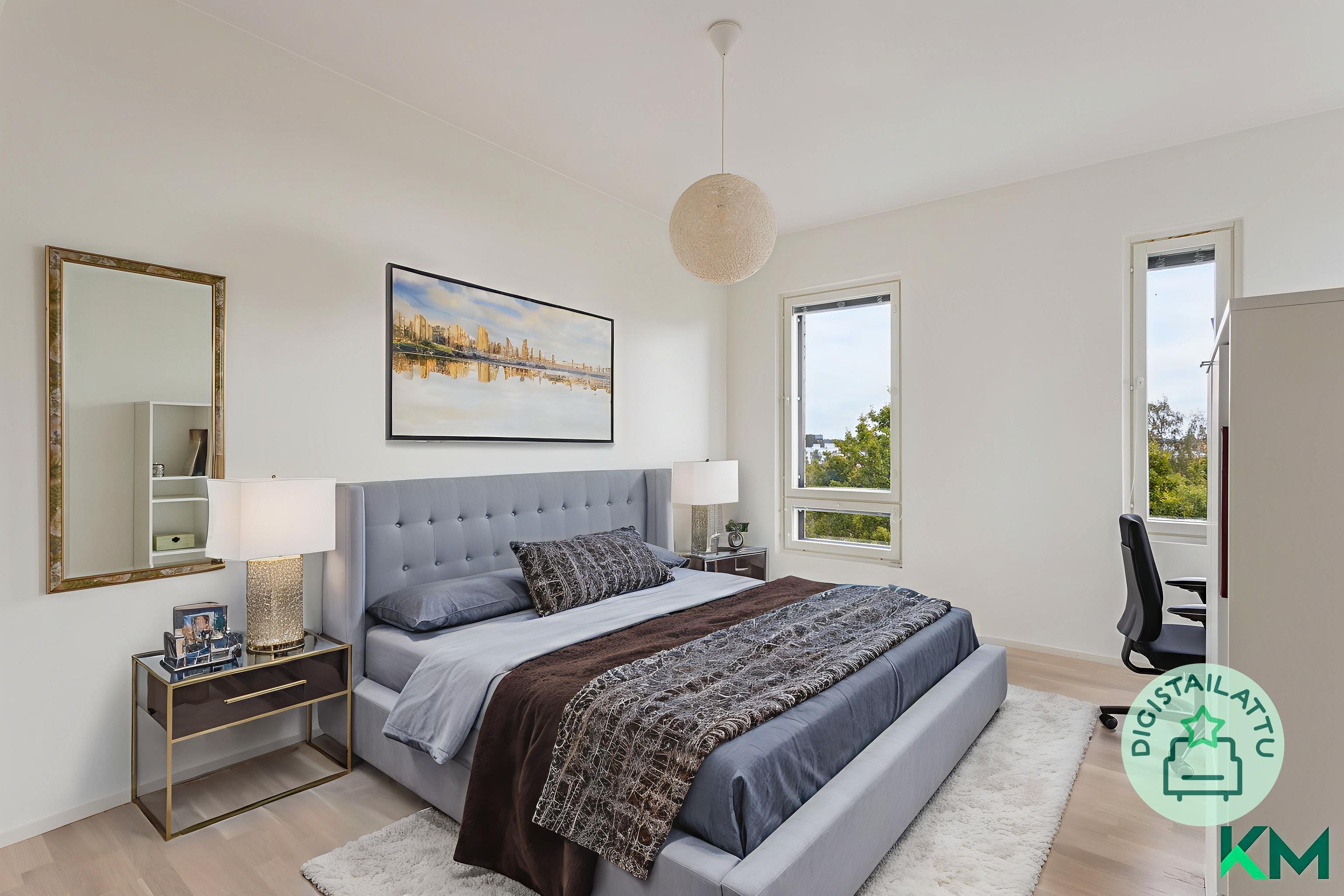 Digistailattu makuuhuone