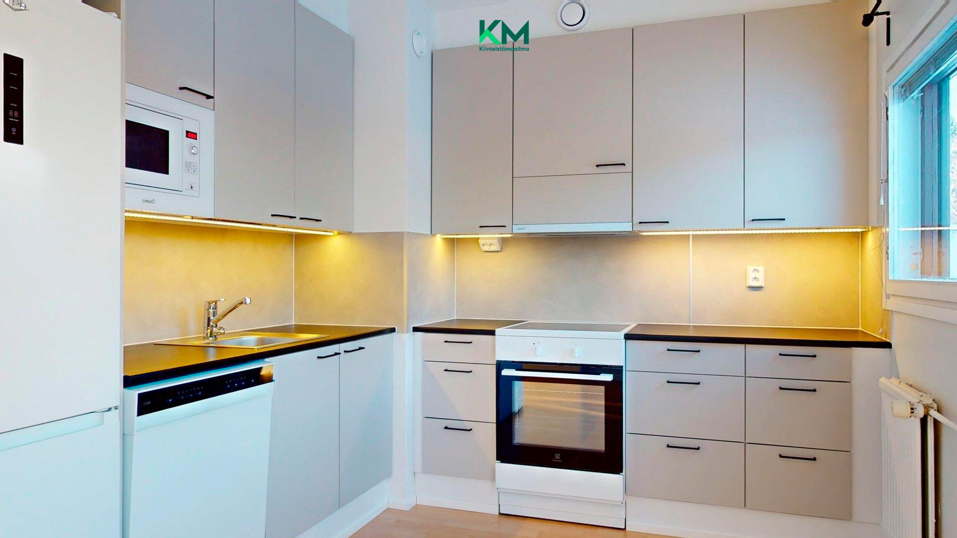 Keittiössa kaikki uutta.