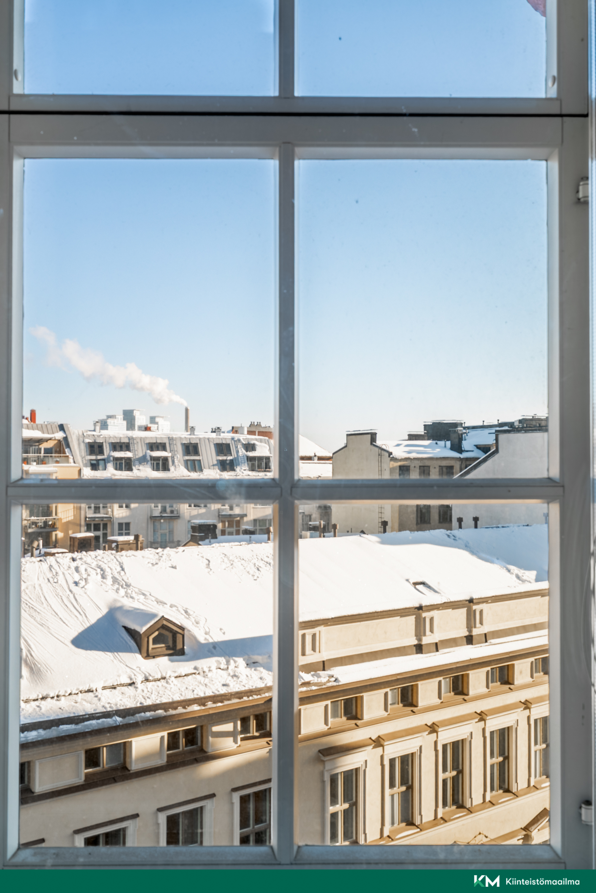 Näkymä makuuhuoneesta