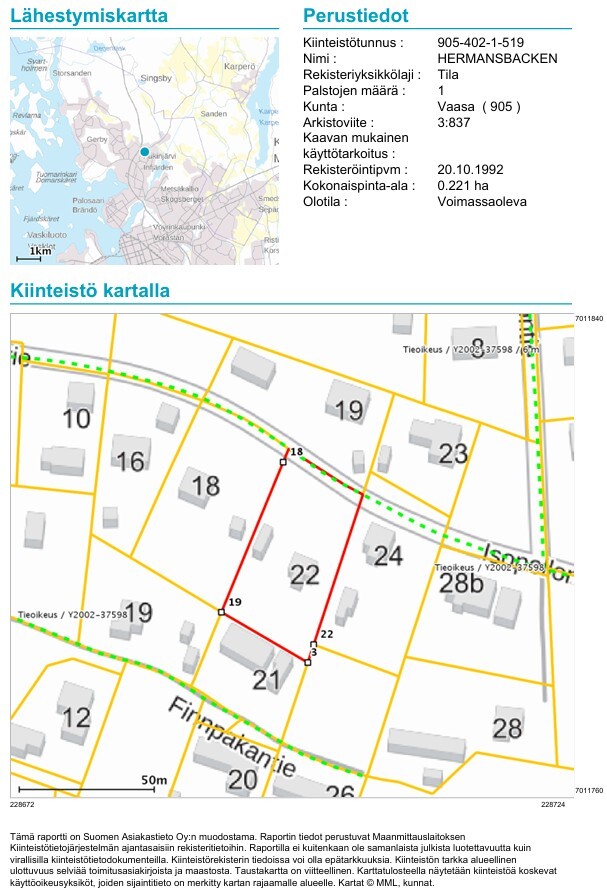 Isopellontie 22, Gerby, Vaasa