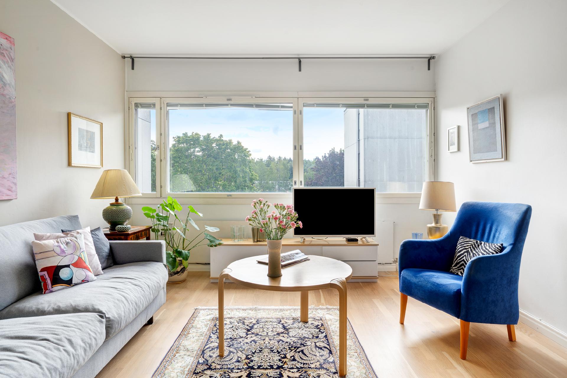 Avarat näkymät luonnon ja meren suuntaan