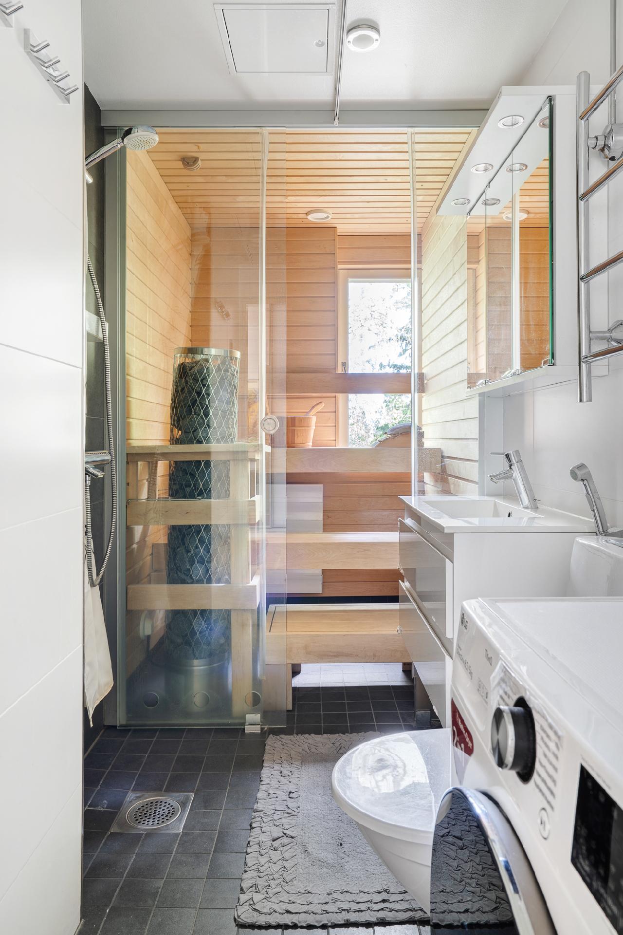 Harvinaisuus oma sauna