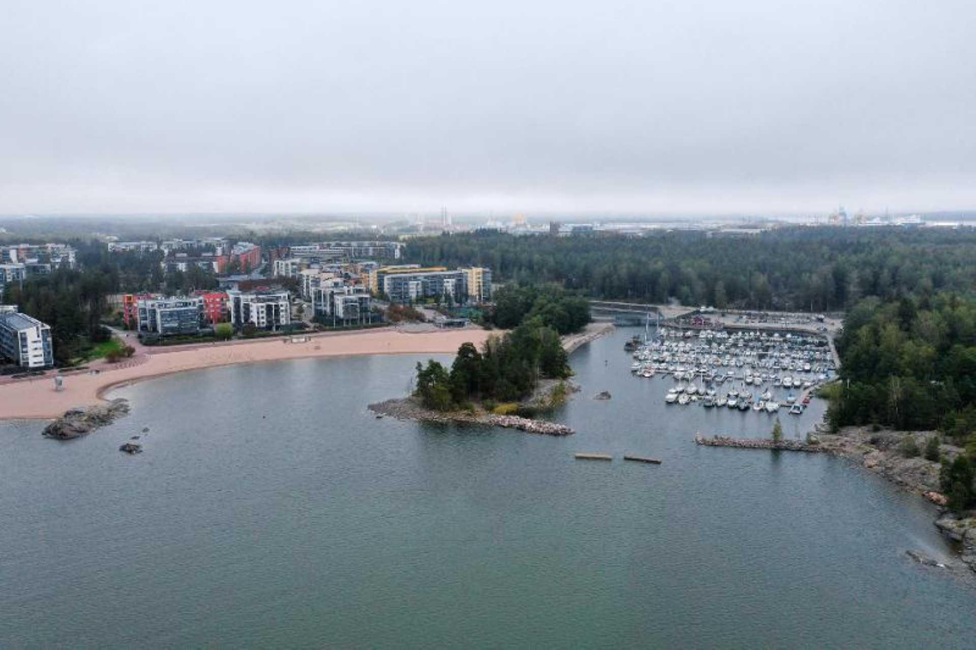 ilmakuva Aurinkolahteen