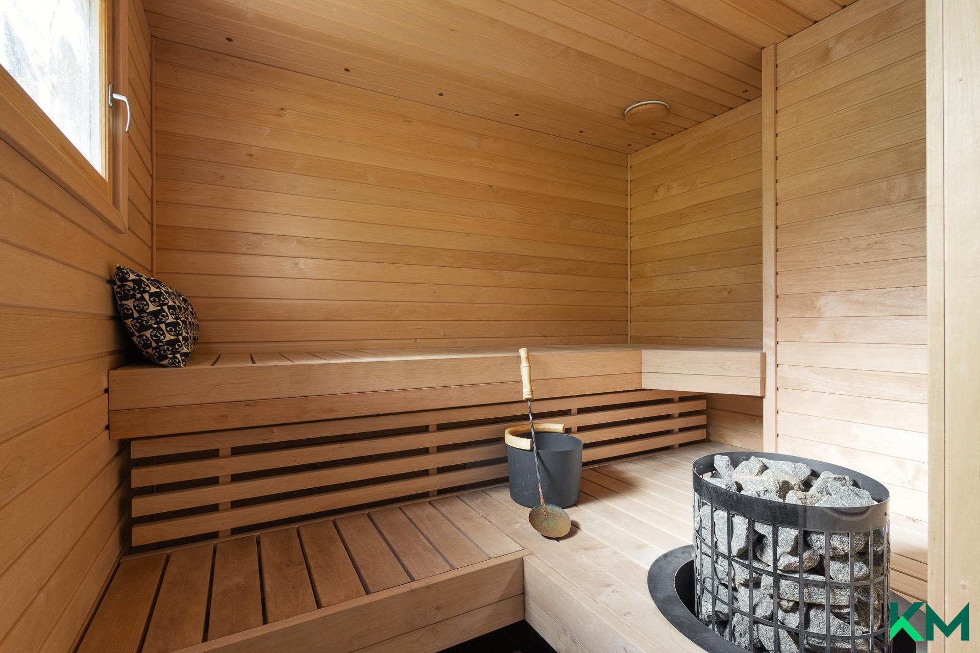 Arjen luksusta, oma sauna