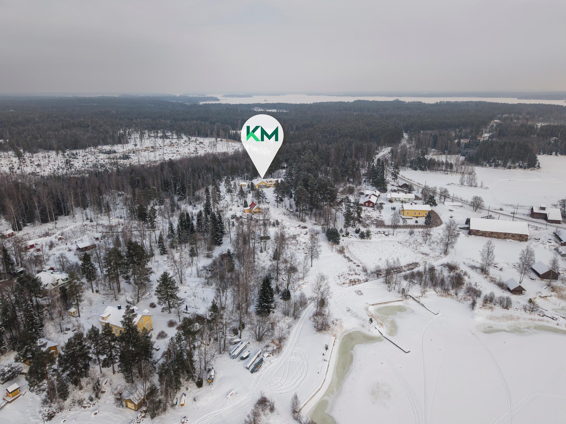 Ilmakuva Kardragin rantatie